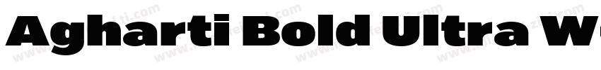 Agharti Bold Ultra W字体转换